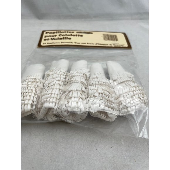 Hoan Chop Poultry Frills 25 Decorative Skirts Gourmet Elegance Vintage 1984 - Picture 3 of 4